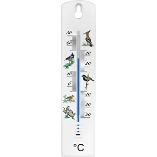 Termómetro univ. con gráfico - pájaros (-30/50C) 20cm