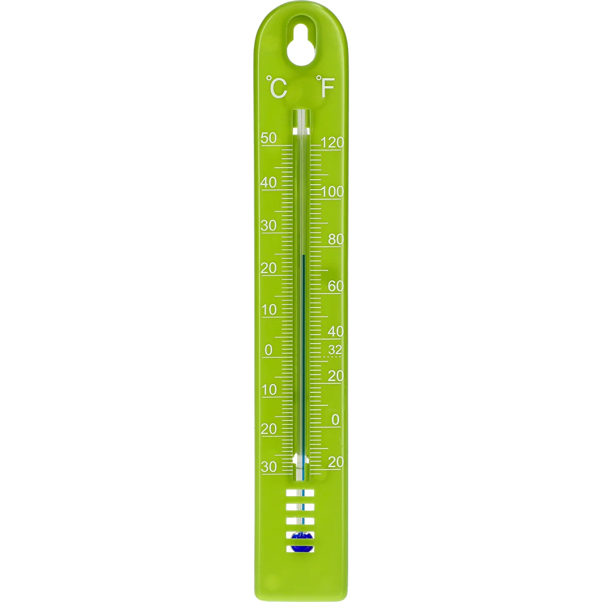 Termómetro universal (-30/50C) 17cm verde