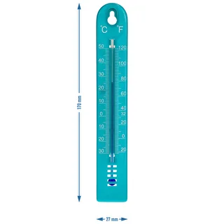 Termómetro universal (-30/50C) 17cm azul – photo 4