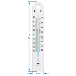 Termómetro universal (-30/50C) 17cm blanco – photo 2