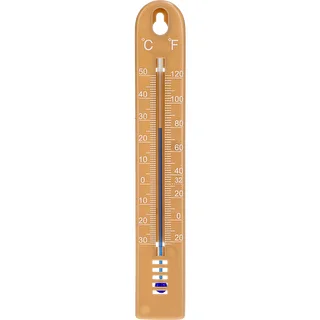 Termómetro universal (-30/50C) 17cm marrón claro