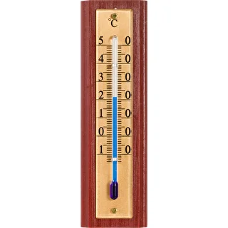 Termómetro de habitación con escala dorada (-10/50C) 12cm