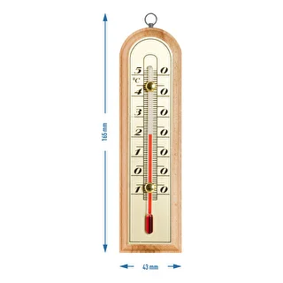 Termómetro de habitación con escala dorada (-10/50C)16cm – photo 2