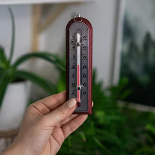 Termómetro de habitación con escala plateada (-10/50C) 16cm mix – photo 4