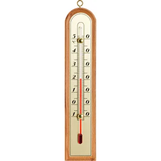 Termómetro de habitación con escala dorada (-10/50C) 22cm mix