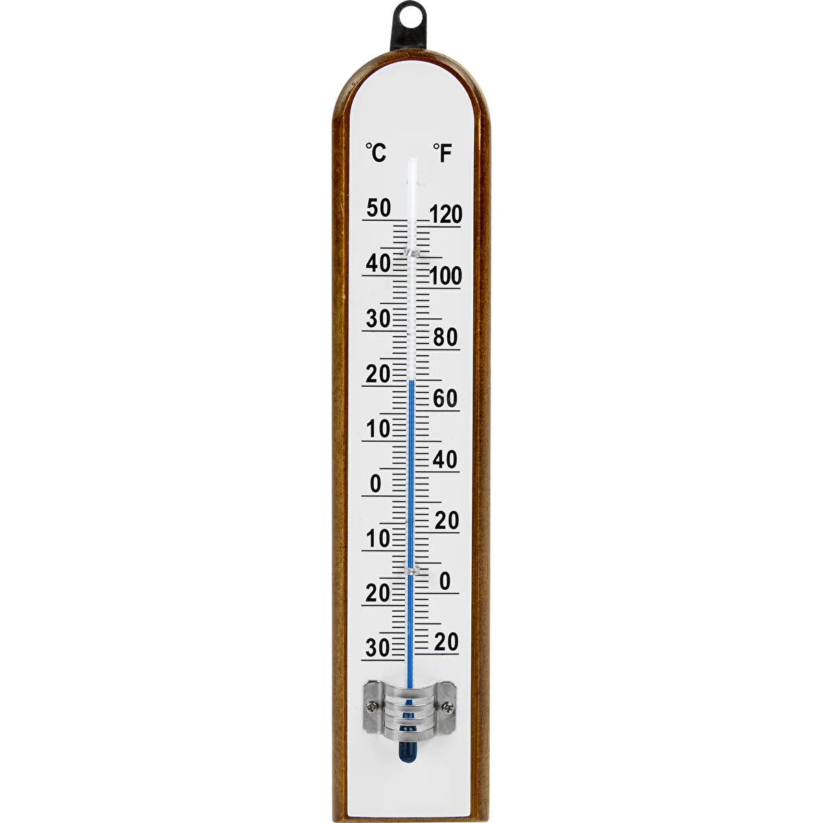 Termómetro de habitación con escala blanca (-30/50C) 20cm