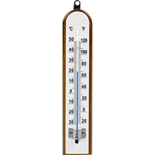 Termómetro de habitación con escala blanca (-30/50C) 20cm