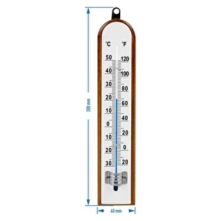 Termómetro de habitación con escala blanca (-30/50C) 20cm – photo 2