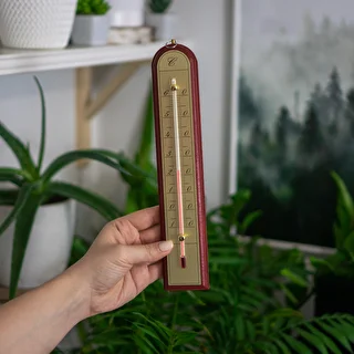 Termómetro de habitación con escala dorada (-10/60C) 28cm mix – photo 6