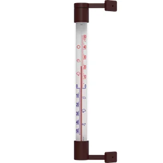 Termómetro exterior marrón (-50/50C) 22cm