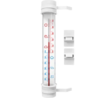 Termómetro exterior blanco (-50/50C) 27cm