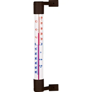 Termómetro exterior marrón (-50/50C) 18cm