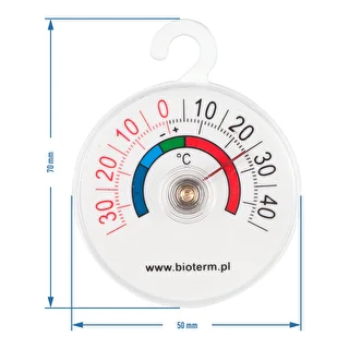 Termómetro para refrigeradores y congeladores (-35/45C) Ø 5cm – photo 2