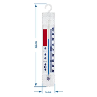 Termómetro para refrigeradores y congeladores (-40/40C) 15cm – photo 3