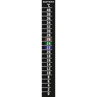 Termómetro de cristal líquido (0/40C) 15cm