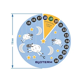 Term. de cristal líquido, infantil (15-28C)Ø11cm – photo 2