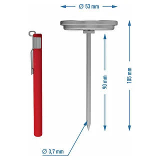 Termómetro para prensa de jamón 0,8 kg (0/120C) 9,0cm – photo 4