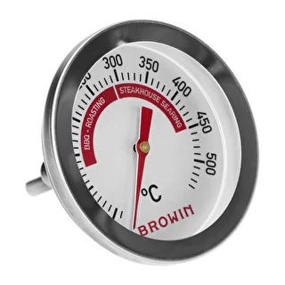 Termómetro para parrilla y BBQ, de 50 a +500°C, bimetálico, 5,3cm