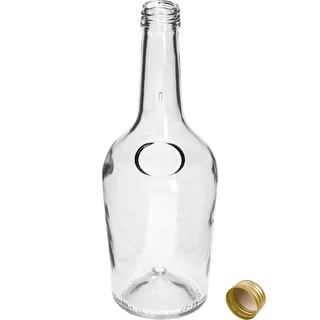 Botella GLORIA 0,5 L, con tapón de rosca dorado fi 28, 1 ud. – photo 2
