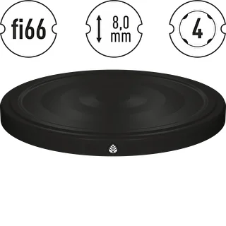Tapa fi66 negra - 10 uds – photo 4