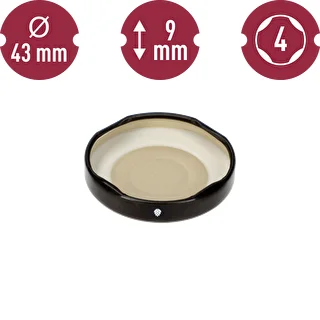 Tapa fi43 negra - 10 uds. – photo 6