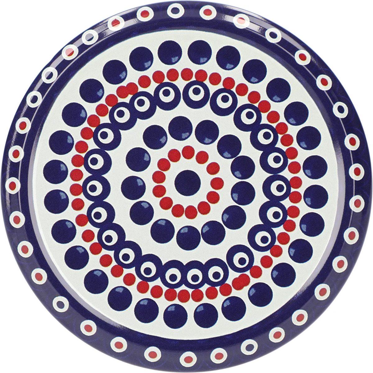 Tapa con estampado - modelo Cerámica 2, Ø 82 mm (6 pestañas)