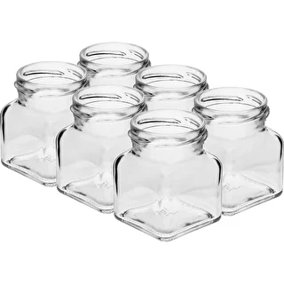 Tarro TO 120ml Cuatro esquinas fi53 tapa negra -6uds – photo 3