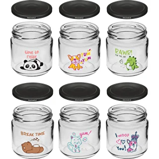 Tarro para niños TO 212ml con impresión y tapa. 6 unidades. – photo 2