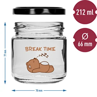 Tarro para niños TO 212ml con impresión y tapa. 6 unidades. – photo 7