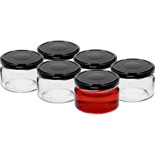 Tarro de caviar 200ml fi82/6 con tapa negra 6uds – photo 2
