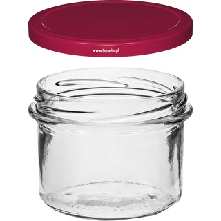 Frasco simple 235ml con tapa burdeos fi82 - 6 unidades – photo 3