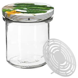Tarro de 350ml con tapa fi82/6 y prensa - 6 unidades. – photo 4