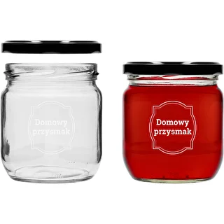 Tarro TO 425ml tapa impresa DOMOWY fi82 - 3uds – photo 4
