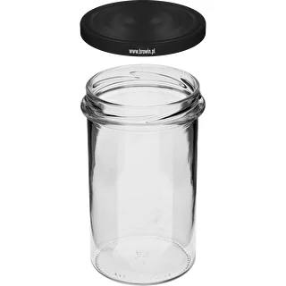 Frasco recto 545ml con tapa negra fi82 - 6 unidades – photo 4