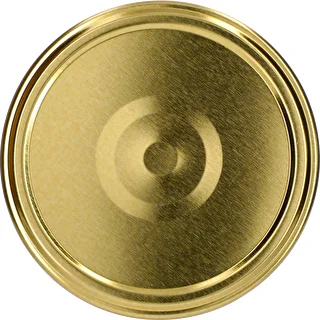 Tarro TO 580ml gordito con tapa dorada fi82/6 -6uds – photo 4