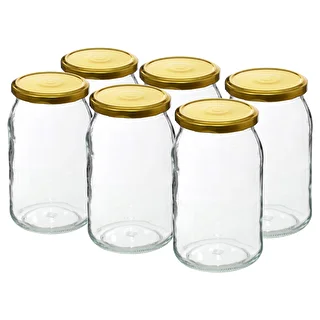 Tarro TO 900ml tapa dorada fi82/6 - 6uds. – photo 2