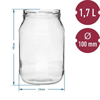 Tarro TO 1,7L fi100 - 6 uds. – photo 5