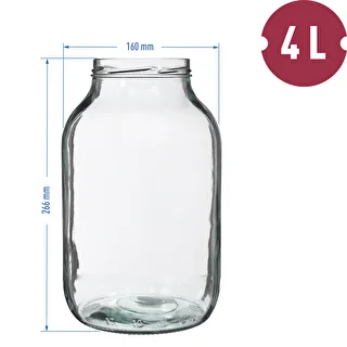 Tarro TO 4L con col. tapa + tenedor o pinzas fi100 – photo 5