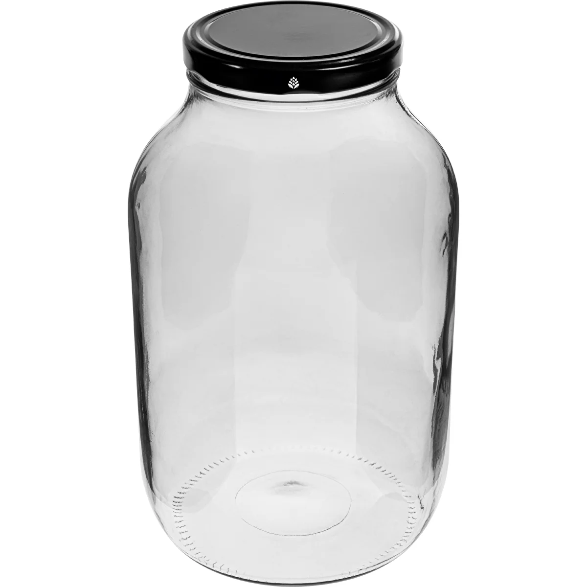 Tarro 4L con tapa negra fi100