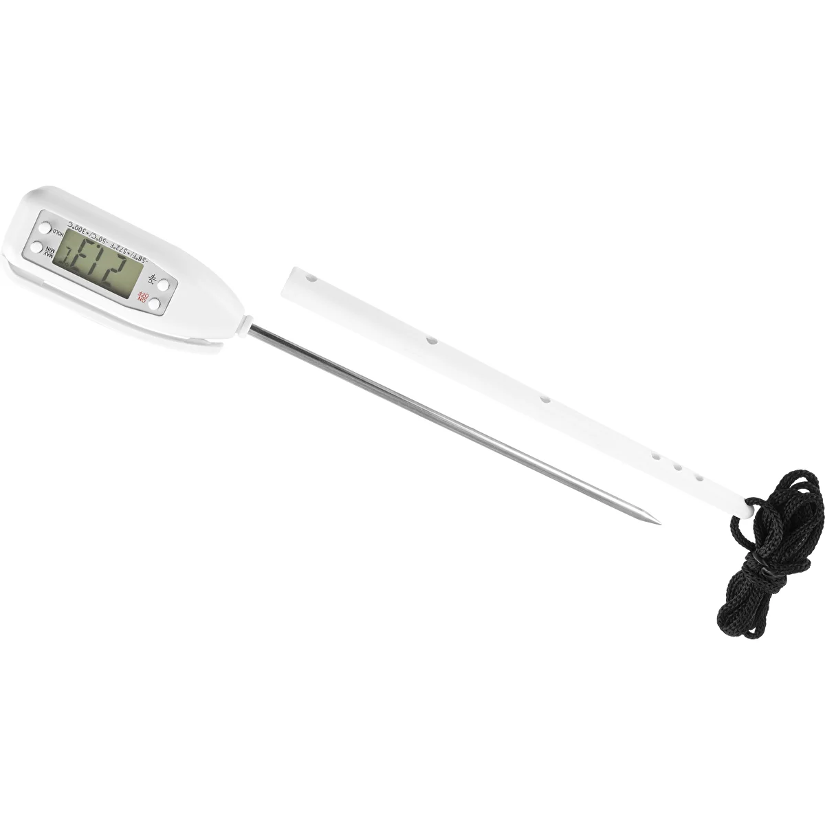 Termómetro de cocina electrónico (-50/300C) con estuche, blanco