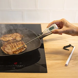 Termómetro de cocina electrónico (-50/300C) con estuche, blanco – photo 4