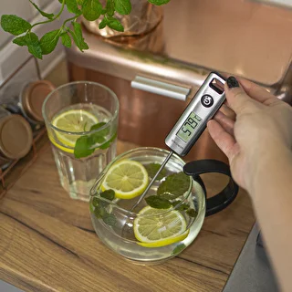 Termómetro de cocina electrónico, LCD (-50/200C) plateado – photo 9