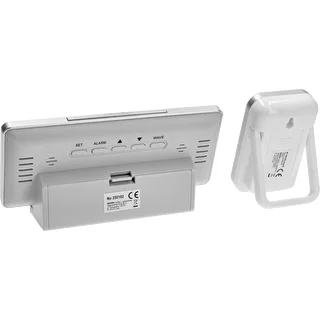 Estación meteorológica RCC, DCF–electr sin cable sensor blanco – photo 4