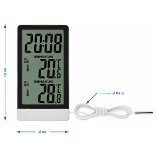 Termómetro electrónico de la marca Soens – con sonda, blanco – photo 6