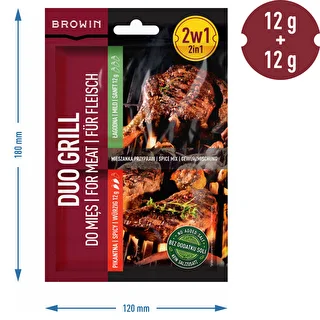 Duo Grill para carnes, mezcla de especias 2 en 1, 2 x 12 g – photo 4
