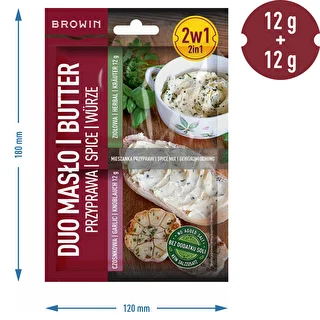 Duo Mantequilla - especia de ajo y hierbas 2 en 1, 2 x 12g – photo 4
