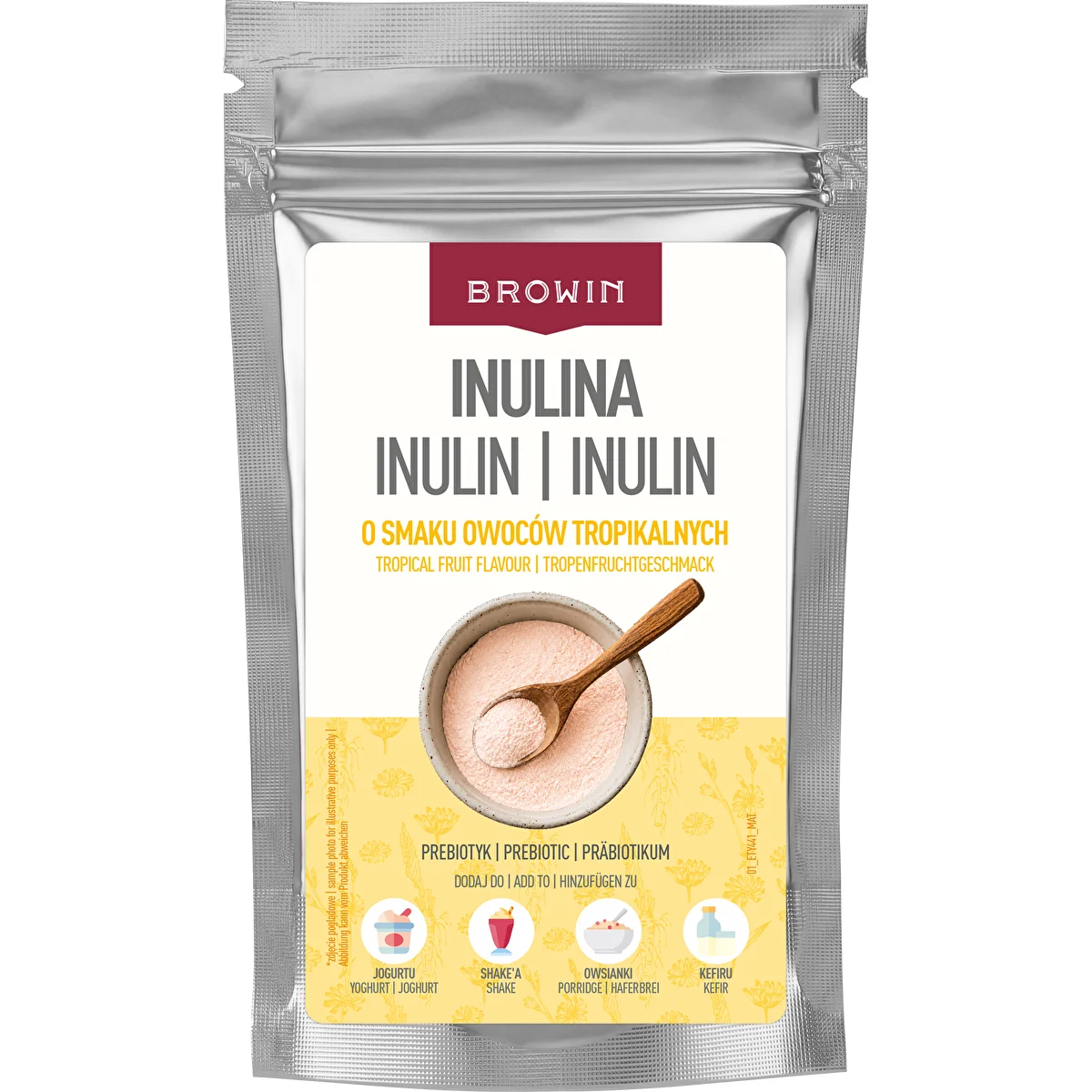 Inulina con sabor a frutas tropicales, 100 g
