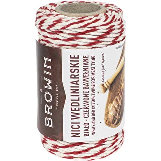 Hilos para embutidos blanco-rojo de algodón (240°C) 55 m – photo 2