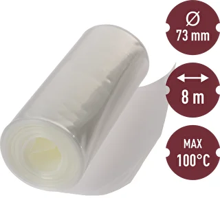 Envoltura de poliamida para embutidos 8m-fi73mm, 100°C – photo 2