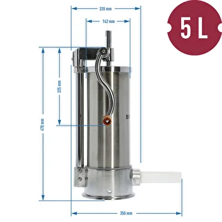 Embutidora vertical 5 kg – photo 10